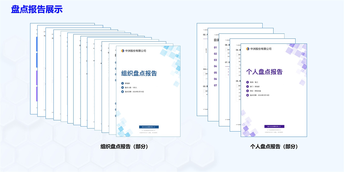 盤點(diǎn)報(bào)告展示